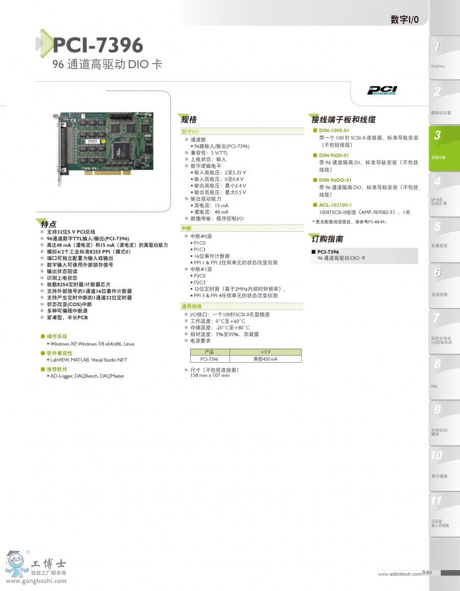 PCI-7396_Datasheet_cn_18