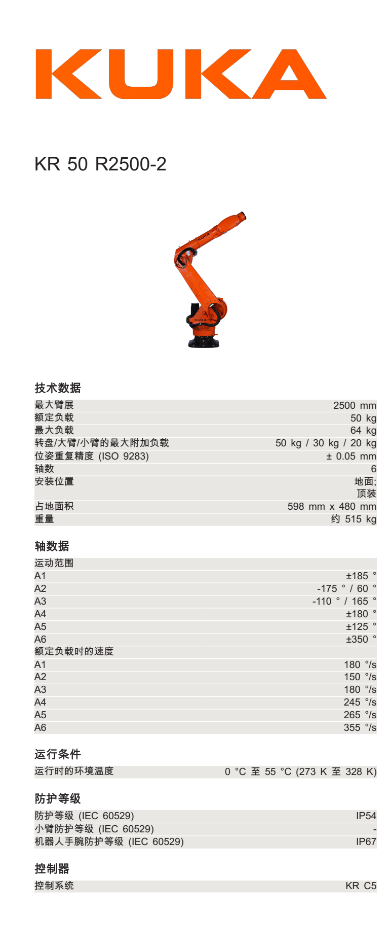 KR 50 R2500-2詳細(xì)參數(shù)1